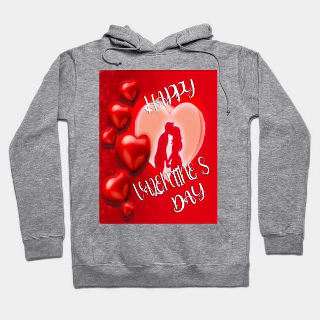 Happy valentine day Hoodie by KareemTengo